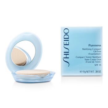 Pureness Matifying Compact Oil Free Base de Maquillaje SPF15 (Estuche + Repuesto) - # 30 Natural Ivory