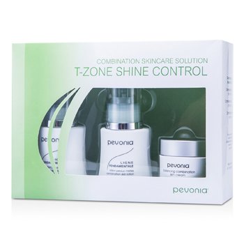 Combination Skincare Solution - Control de Brillo de Zona-T: Limpiador 50ml/1.7oz + Loción 50ml/1.7oz + Crema 20ml/0.7oz