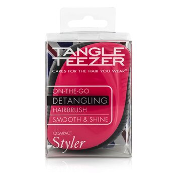 Compact Styler On-The-Go Detangling Hair Brush - # Pink Sizzle