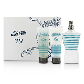 Le Beau Male Coffret: Eau De Toilette Spray 125ml/4.2oz + All-Over Shower Gel 75ml/2.5oz + After Shave Balm 30ml/1oz (White Box)