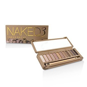 Naked 3 Eyeshadow Palette: 12x Eyeshadow, 1x Doubled Ended Shadow Blending Brush