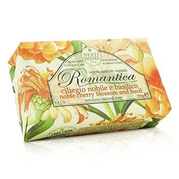 Romantica Sensuous Natural Soap - Noble Cherry Blossom & Basil