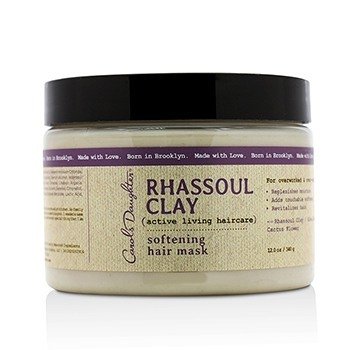 Rhassoul Clay Active Living Haircare Mascarilla Suavizante de Cabello (Para Cabello Sobre Trabajado & Sobre Lavado)