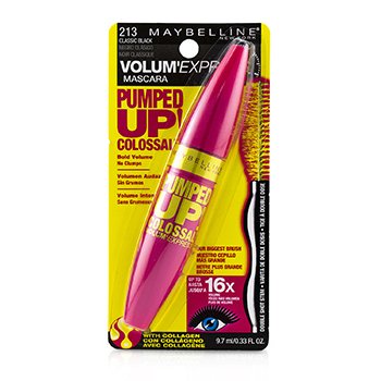 Maybelline Volum Express Pumped Up Colossal Máscara - # 213 Classic Black
