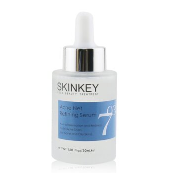 SKINKEY Acne Net Series Acne Net Suero Refinador (Para Pieles Grasas & Con Acné) - Anti Inflamación & Enrojecimiento & Desvanece Cicatrices de Acné