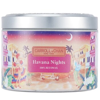 Vela en Lata 100% de Cera de Abejas - Havana Nights