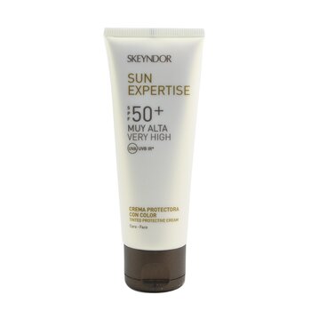 Sun Expertise Crema Facial Protectora Con Tinte SPF 50+ (Protección Muy Alta & Resistente al Agua)