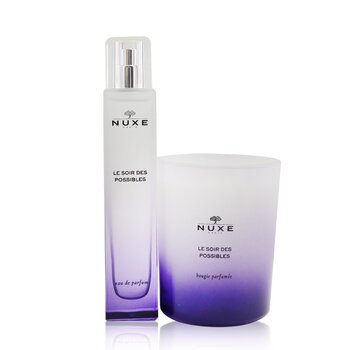 Nuxe Le Soir Des Possibles Coffret: Eau De Parfum Spray 50ml + Vela Perfumada 140g