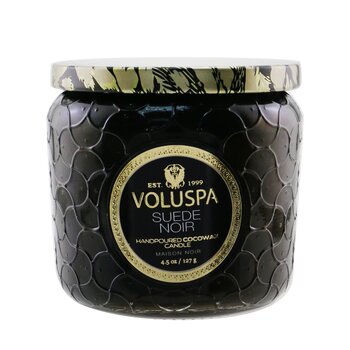 Voluspa Petite Jar Vela - Suede Noir