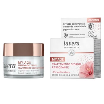My Age Firming Day Cream With Organic Hibiscus & Ceramides - For Mature Skin