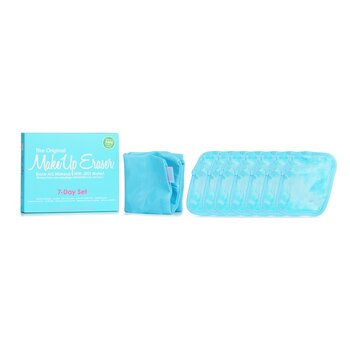 Chic Blue 7 Day Set (7x Mini MakeUp Eraser Cloth + 1x Bag)
