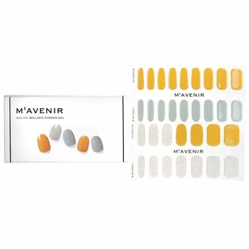 Mavenir Nail Sticker (Yellow) - # Brillante Pumpkin Nail