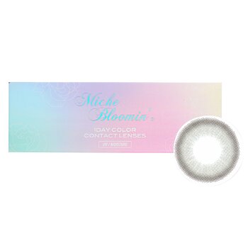 Miche Bloomin Iris Glow 1 Day Color Contact Lenses (506 Opal Gray) - - 2.00
