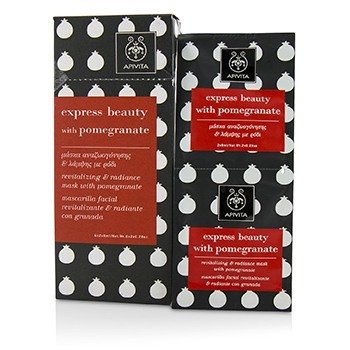 Express Beauty Revitalizing & Radiance Mask with Pomegranate (Box Slightly Damaged)