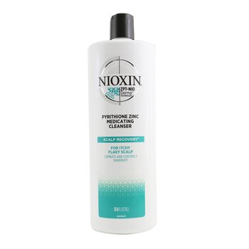 Nioxin Limpiador medicinal con piritionato de zinc para la recuperación del cuero cabelludo (para el cuero cabelludo con picazón y escamas) (envase aleatorio)
