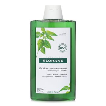 Klorane Champú con Ortiga Orgánica (Control de Grasa para Cabello Graso)